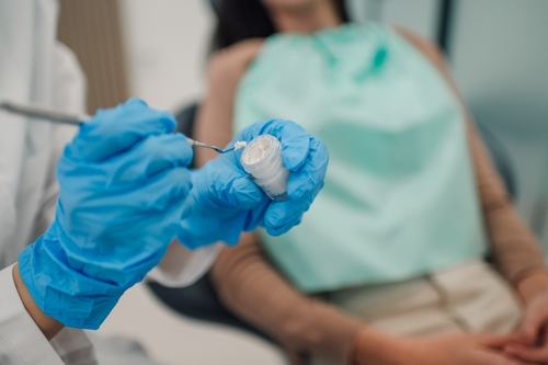 dentist working on Composite Fillings​